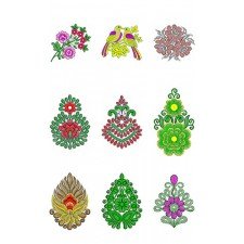 Applique Flower Embroidary Designs Bulk Download | 50 Designs
