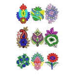 Applique Butta Design Bulk Download | 50 Designs