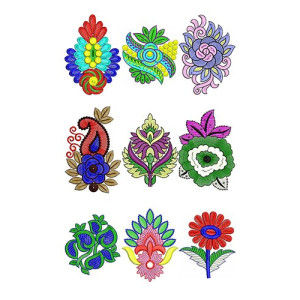 Applique Butta Design Bulk Download | 50 Designs