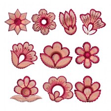 1" X 1" Embroidery Applique Pack 1" X 1" Embroidery Applique Pack