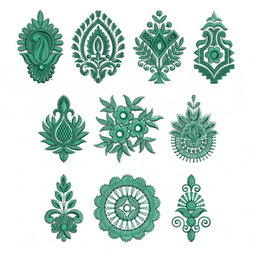 10 Applique Embroidery Designs