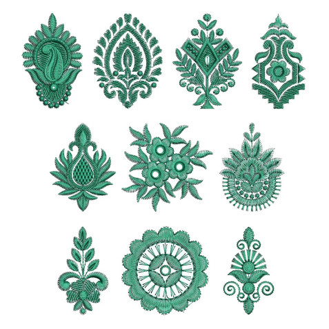 10 Applique Embroidery Designs