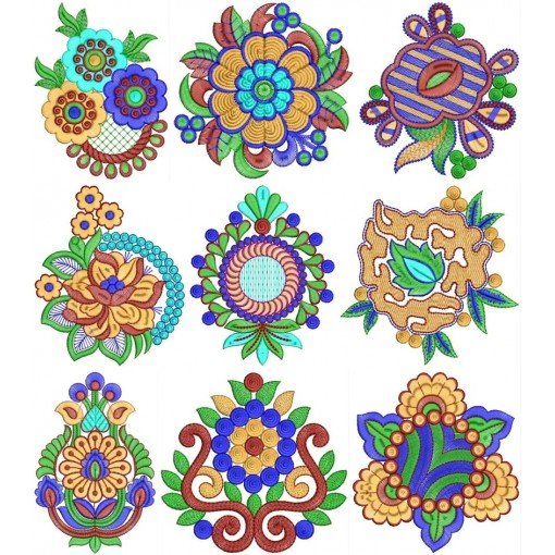 Patch Butta Design Bulk Download | 50 Designs