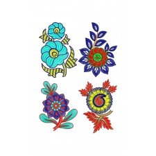 Applique Colourful Patch Bulk Download | 50 Designs