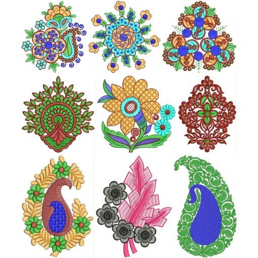 Patch Butta Design Bulk Download | 50 Designs