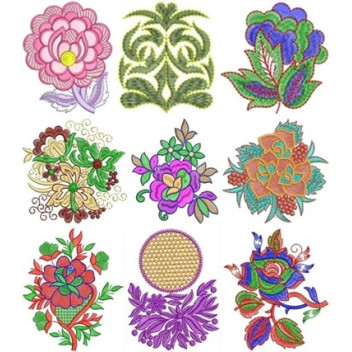 Patch Embroidary Design Bulk Download | 120 Designs