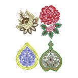Applique Fancy Flower Design Bulk Download | 50 Designs