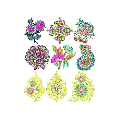 Patch Butta Design Bulk Download | 50 Designs