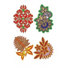 Applique Fancy Flower Design Bulk Download | 50 Designs