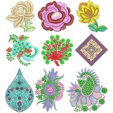 Patch Embroidary Design Bulk Download | 120 Designs