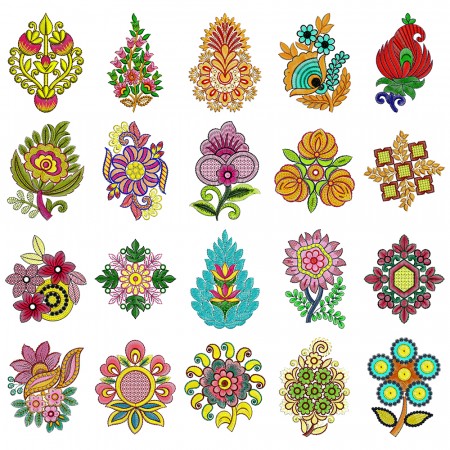 50 Applique Embroidery Designs | August 2020 Bulk Download