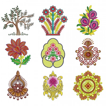 50 Applique Embroidery Designs | August 2020 Bulk Download