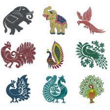 Applique Peacock Design Bulk Download | 50 Designs Applique Peacock Design Bulk Download | 50 Designs