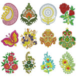 Applique Flower Design Bulk Download | 50 Designs