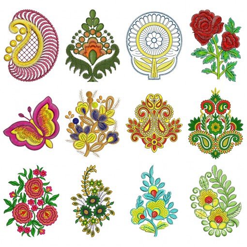 Applique Flower Design Bulk Download | 50 Designs Applique Flower Design Bulk Download | 50 Designs