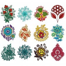 Applique Flower Design Bulk Download | 50 Designs Applique Flower Design Bulk Download | 50 Designs