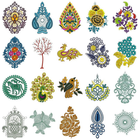 Applique Fentastic Design Bulk Download | 50 Designs