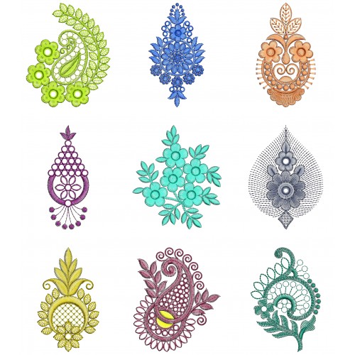 50 Applique Embroidery Designs | April 2021 Bulk Download