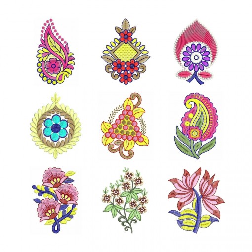 50 Applique Embroidery Designs | February 2020 Bulk Download