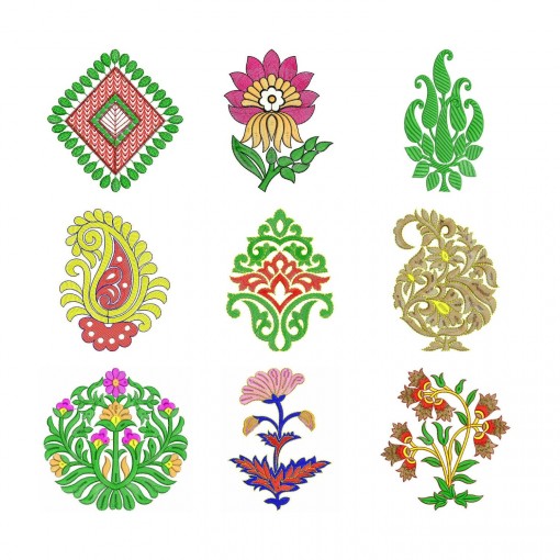 50 Applique Embroidery Designs | February 2020 Bulk Download