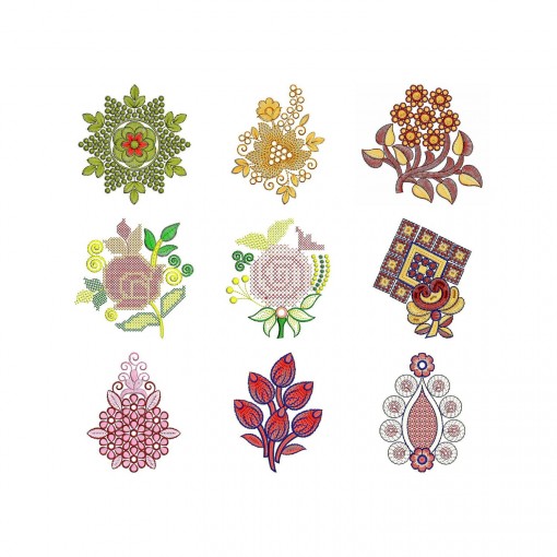 50 Applique Embroidery Designs | February 2020 Bulk Download