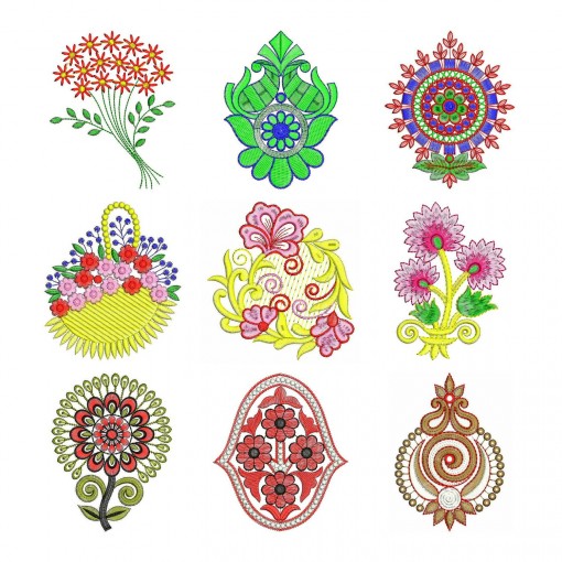 50 Applique Embroidery Designs | May 2020 Bulk Download