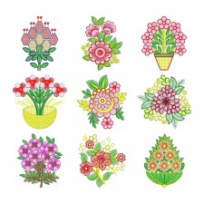 50 Applique Embroidery Designs | May 2020 Bulk Download