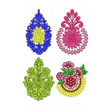 Applique Leaves Embroidary Design  Bulk Download | 50 Designs