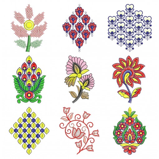 50 Applique Embroidery Designs | February 2021 Bulk Download