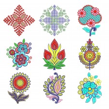 50 Applique Embroidery Designs | February 2021 Bulk Download