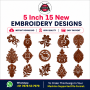 5 Inch 15 Embroidery Design Pack