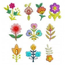 2 X 2 Embroidery Applique Pack 2 X 2 Embroidery Applique Pack