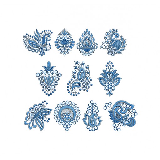 Machine Embroidery With Handwork Machine Embroidery With Handwork