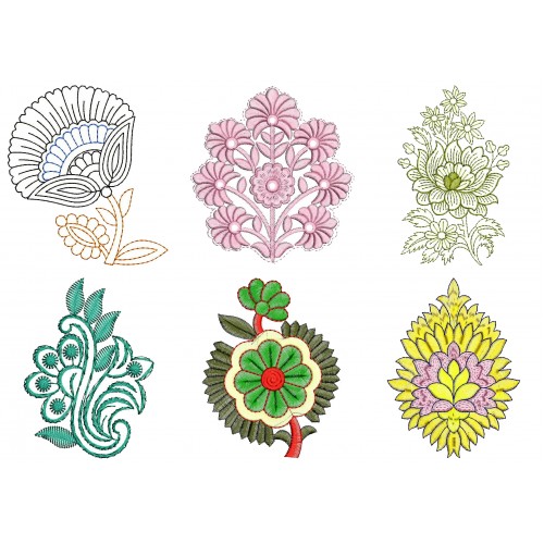 50 Applique Embroidery Designs | March 2021 Bulk Download