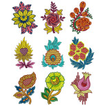 Applique Flowers Design Bulk Download | 50 Designs