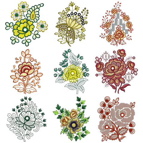 Applique Bulk Download | 50 Designs