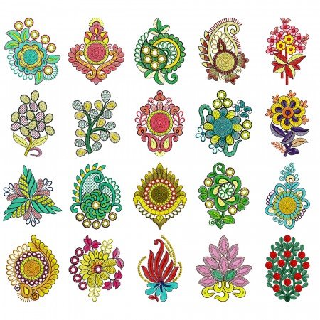 50 Applique Embroidery Designs | March 2020 Bulk Download