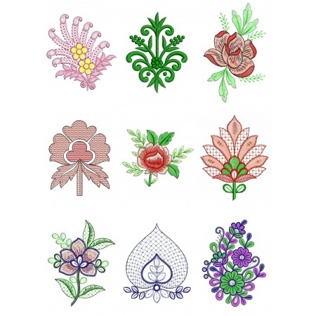 50 Applique Embroidery Designs | January 2021 Bulk Download