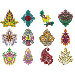 Applique embroiodary Design Bulk Download | 50 Designs
