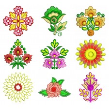 Applique Floral Design Elements  Bulk Download | 50 Designs