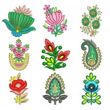 Applique Floral Design Elements  Bulk Download | 50 Designs
