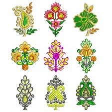 Applique Floral Design Elements  Bulk Download | 50 Designs