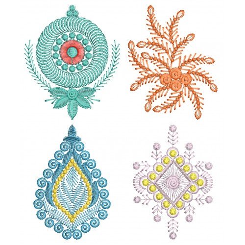 10 Applique Embroidery Designs | August 2021 Bulk Download Vol-4