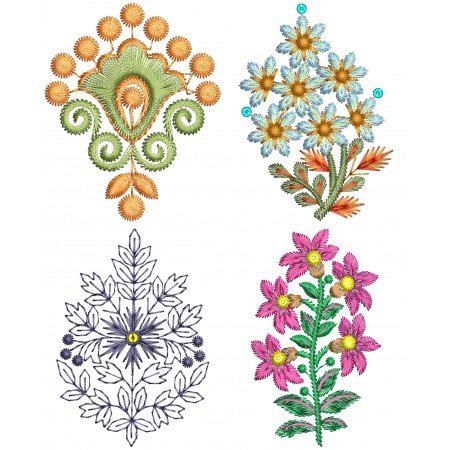 50 Applique Embroidery Designs | July 2021 Bulk Download