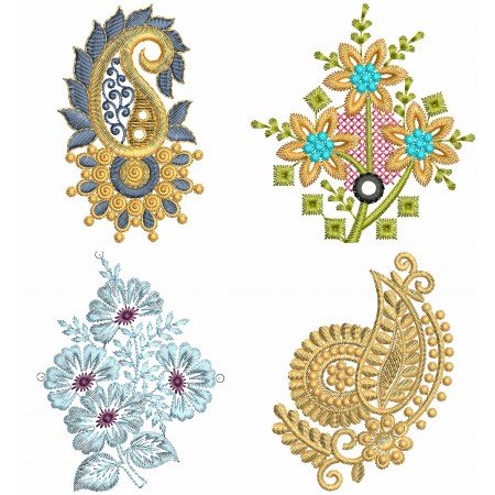 50 Applique Embroidery Designs | July 2021 Bulk Download