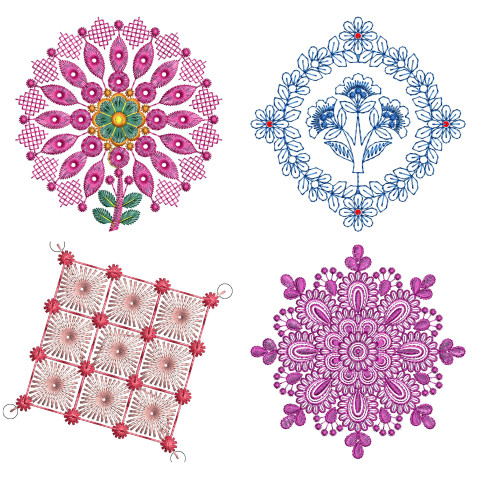 50 Applique Embroidery Designs | July 2021 Bulk Download
