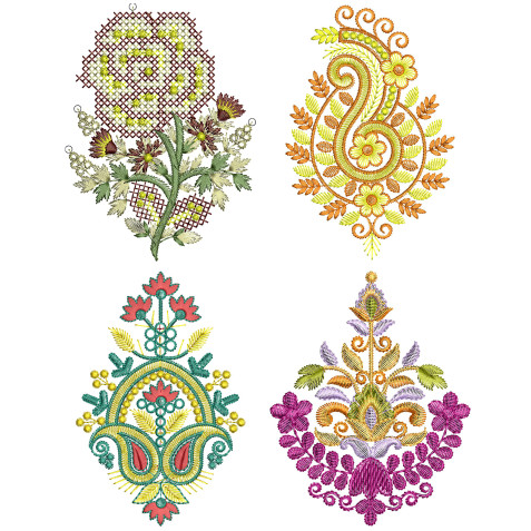 50 Applique Embroidery Designs | July 2021 Bulk Download