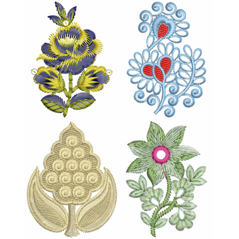 50 Applique Embroidery Designs | July 2021 Bulk Download
