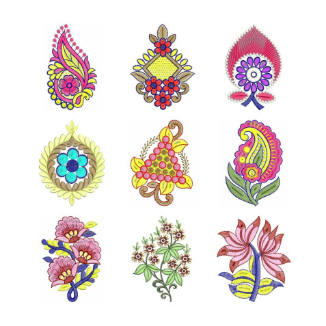 50 Applique Embroidery Designs | February 2020 Bulk Download
