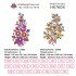 Compact Floral Bunch Embroidery Design for Usha Janome 450e/550e